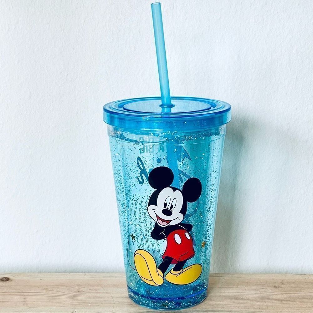 NWT Disney Mickey Mouse Prom Grad Pink A Big High Five for Today travel Tumbler